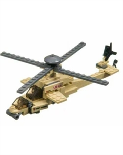 Конструктор Военный Десант. Вертолет ВВ3671 Bondibon
