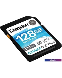 Карта памяти Canvas Go! Plus SDXC 128GB Kingston