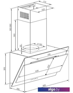 Кухонная вытяжка DH 60.0 GE Graude