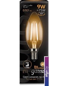Светодиодная лампа Filament Candle E14 9 Вт 2700 К 103801109 Gauss