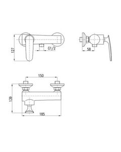 Смеситель Тигрис TG181.5 (хром) Slezak rav