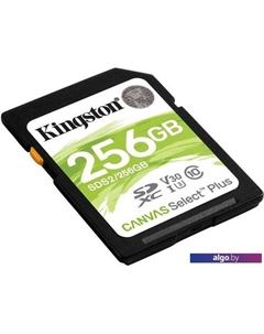 Карта памяти Canvas Select Plus SDXC 256GB Kingston