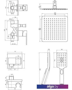 Душевая система Alpinia NAC 09LP Deante