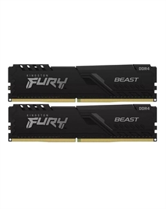 Оперативная память FURY Beast 2x8GB DDR4 PC4-25600 KF432C16BBK2/16 Kingston