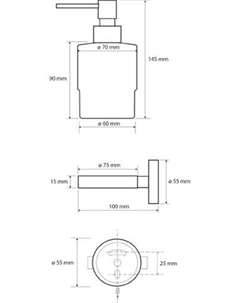 Дозатор White 104109104 Bemeta