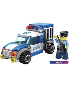 Конструктор Полицейский Патруль. Машина ВВ3639 Bondibon