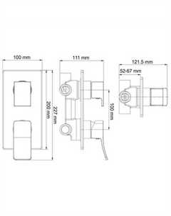 Смеситель Aller 10671 Wasserkraft