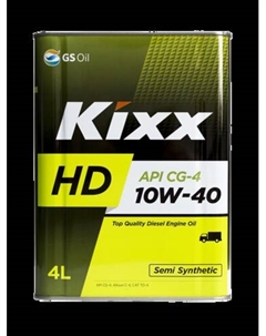 Моторное масло HD 10W-40 4л Kixx