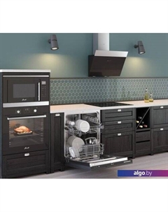 Кухонная вытяжка Kristen 600 (черный/нержавеющая сталь) Krona