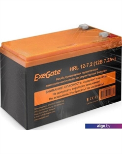 Аккумулятор для ИБП HRL 12-7.2 (12В, 7.2 А·ч) Exegate