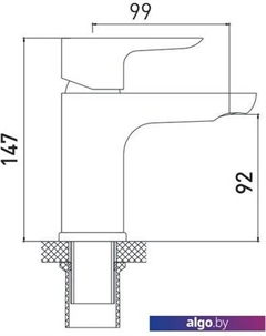 Смеситель Space 6515288С Gross aqua
