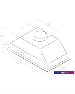 Кухонная вытяжка Era C BL/A/72 Elica