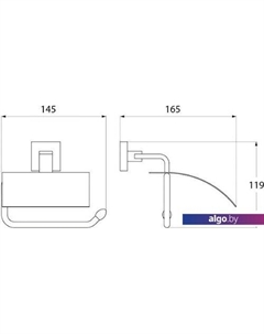 Держатель для туалетной бумаги Corot L206B Iddis