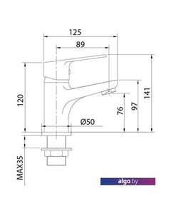 Смеситель Helic HELSB00M01 Milardo