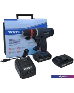 Дрель-шуруповерт WAS-21Li 1.021.029.10 (с 2-мя АКБ, кейс) Watt