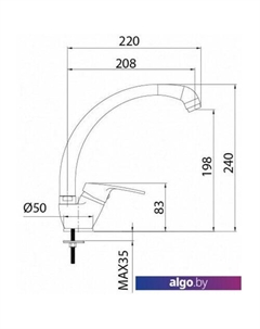 Смеситель Meal M05SB0JM05 Milardo
