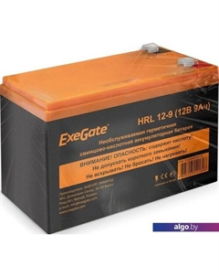 Аккумулятор для ИБП HRL 12-9 (12В, 9 А·ч) Exegate