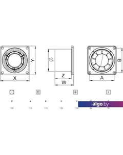 Осевой вентилятор Ring 100 WWR100 Awenta