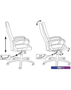 Кресло CH-808AXSN/LBL+TW-11 (черный) Бюрократ