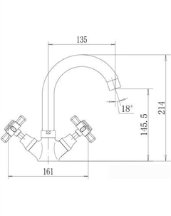 Смеситель A1324 Fashun