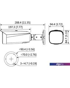 IP-камера DH-IPC-HFW3449T1P-AS-PV-0280B Dahua