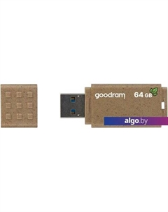 USB Flash UME3 Eco Friendly 64GB (коричневый) Goodram