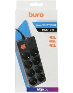 Сетевой фильтр 800SH-3-B Buro