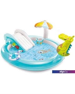 Надувной бассейн Малыш Аллигатор 57165 (201x170) Intex