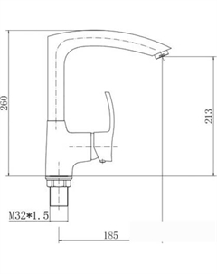 Смеситель A4070 Fashun