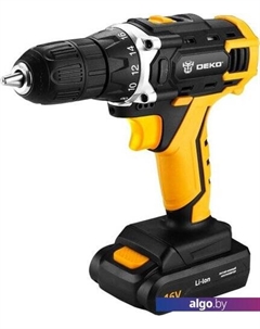 Дрель-шуруповерт DKCD16FU-Li 063-4099 (с 2-мя АКБ, кейс, набор оснастки) Deko