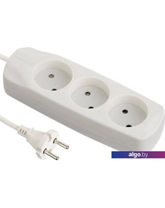 Удлинитель 62000 (1.5 м, белый) Electraline