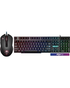 Клавиатура + мышь с ковриком + наушники Singularity MKP-118 Defender