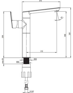 Смеситель Arnika BQA 020K Deante