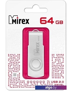 USB Flash Swivel White 64GB 13600-FMUSWT64 Mirex