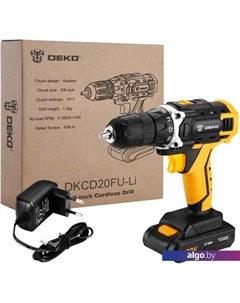 Дрель-шуруповерт DKCD20FU-Li 063-4102 (с 1-им АКБ) Deko