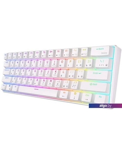 Клавиатура RK61 RGB (белый, RK Red) Royal kludge