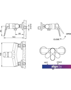 Смеситель Eier F9191238CP-01 Bravat