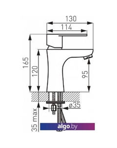 Смеситель Algeo BAG2BL Ferro
