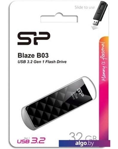 USB Flash Blaze B03 32GB (черный) Silicon power