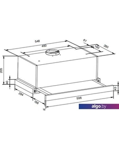 Кухонная вытяжка OTP6243WGH Hansa