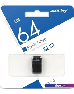 USB Flash ART USB 2.0 64GB (черный) Smartbuy