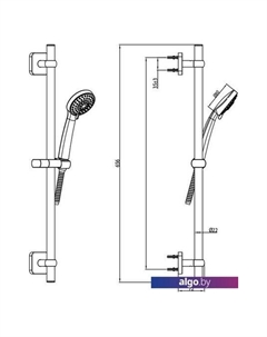 Душевой гарнитур Bild BIL3F65I16 Iddis