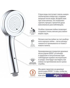 Душевая лейка SpaHome SPA1F00i18 Iddis