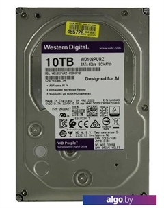 Жесткий диск Purple 10TB 102PURZ Wd