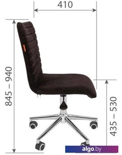 Кресло 020 (экокожа, черный) Chairman