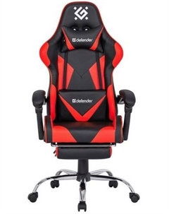 Кресло Pilot (черный/красный) Defender