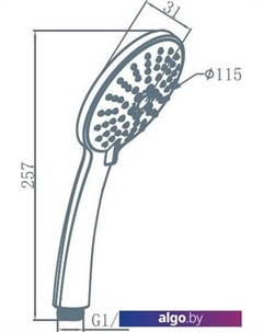 Душевая лейка Spirit F0270064 Am.pm