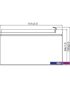 Аккумулятор для ИБП HR1234W Wbr