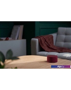 Умная колонка Станция Мини 2 без часов (красный гранат) Яндекс