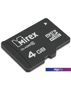 Карта памяти microSDHC 13612-MC10SD04 4GB Mirex